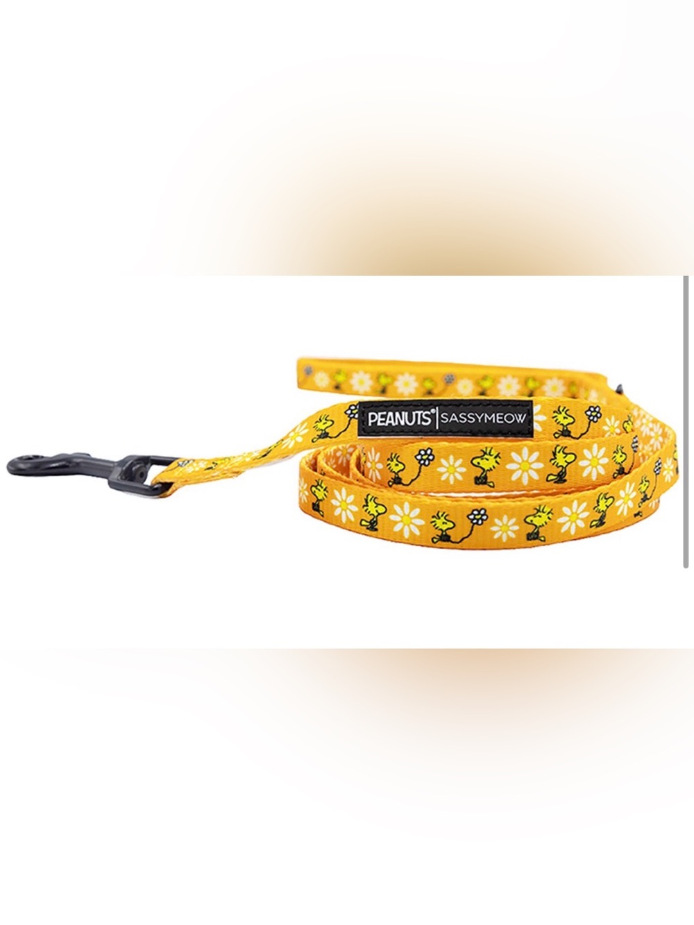 Sassy Meow Peanuts Woodstock Padded Neoprene 6 ft Cat Leash NEW